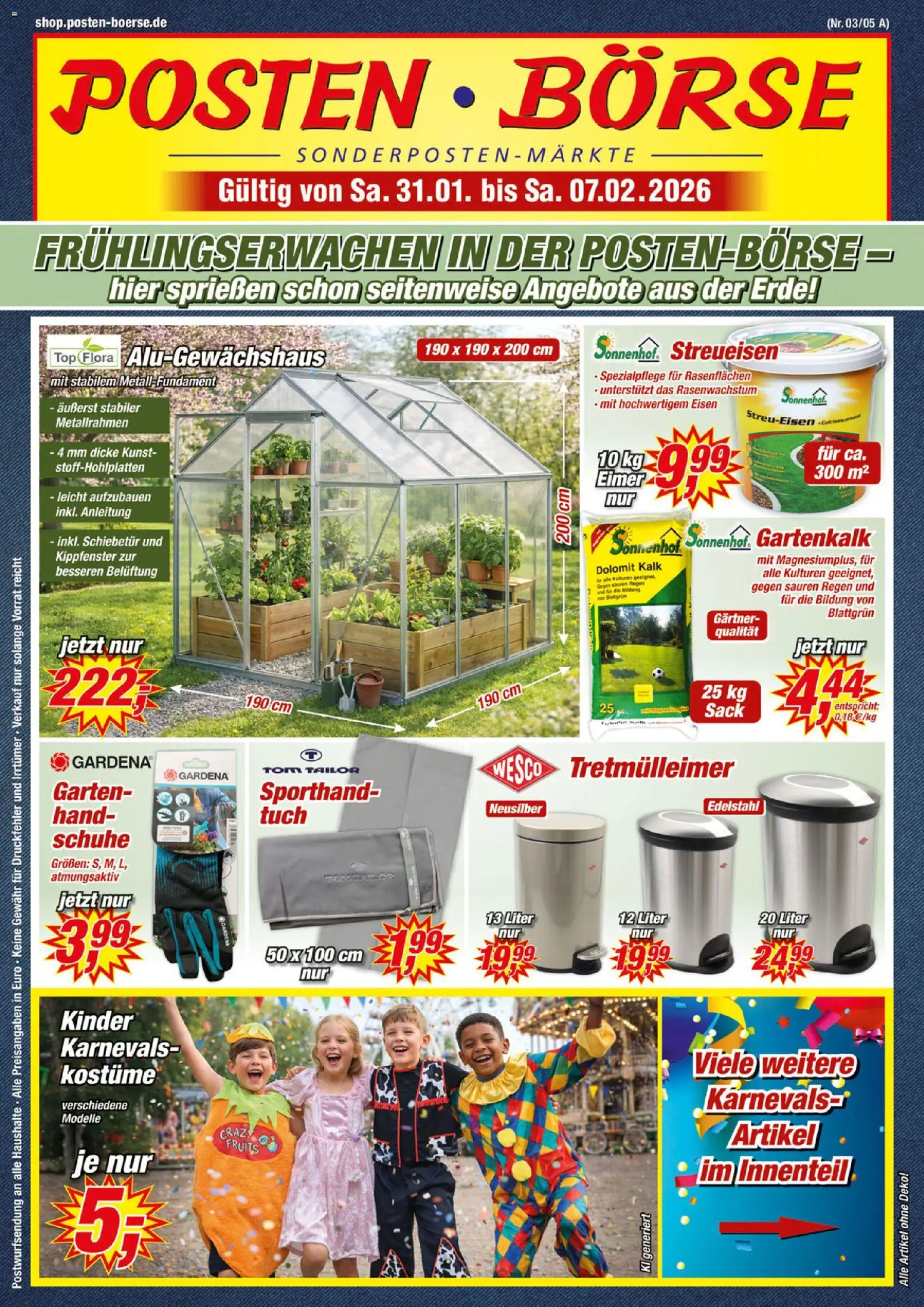 Posten Börse Prospekt 	 – gültig ab 31.01.2026 | Seite: 1