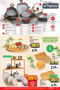 Plodine - Katalog - Pregled kataloga iz trgovine Plodine, vrijedi od 22.10.2025 | Stranica: 39 | Proizvodi: Tognana, Grill tava, Tava, Daska za rezanje