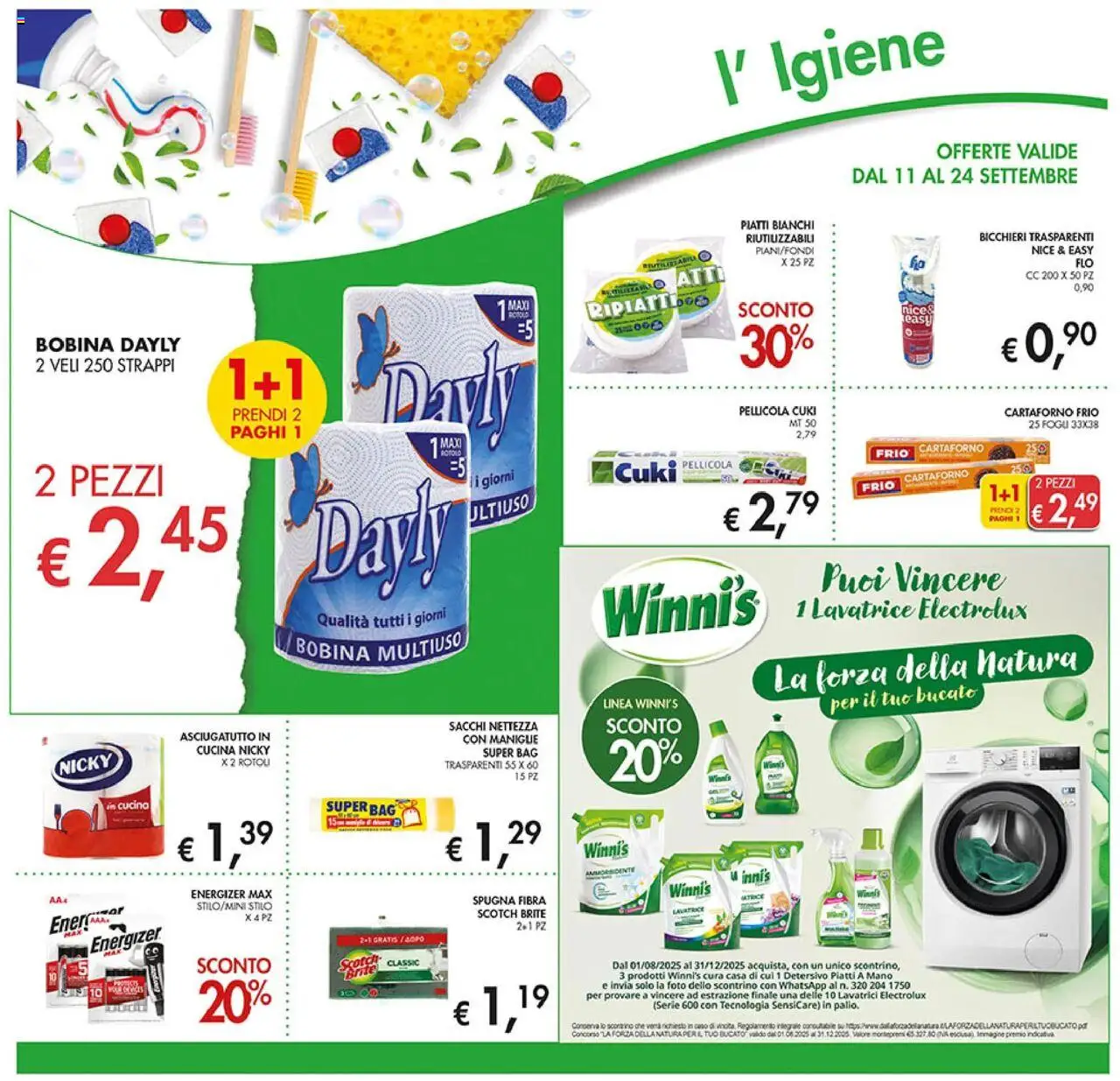 Volantino Coal del 11.09.2025 | Pagina: 20 | Prodotti: Spugna, Lavatrice, Asciugatutto, Pellicola