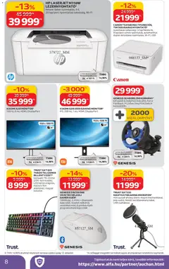 Auchan - Elektronikai ajánlataink - amely érvényes a következő dátumtól: 19.02.2026 | Oldal: 8