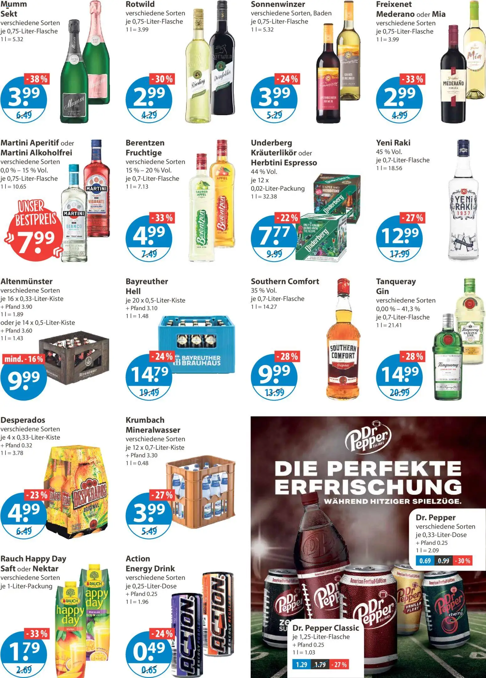 V-Markt - München – gültig ab 05.02.2026 | Seite: 9 | Produkte: Martini, Freixenet, Mineralwasser, Saft