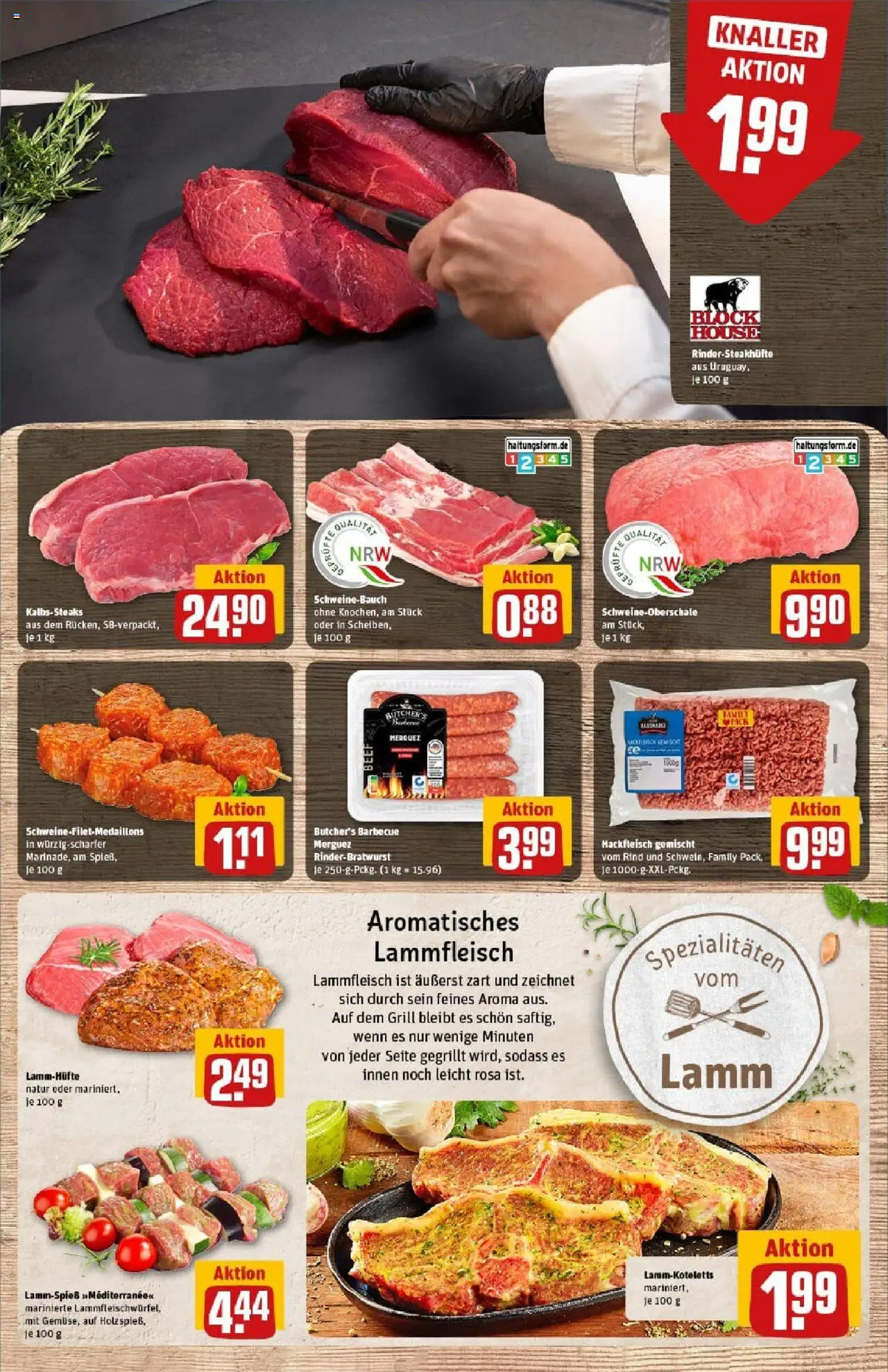 Rewe prospekt Bergneustadt	 - gültig ab dem 06.07.2025 | Seite: 9 | Produkte: Grill, Schweinebauch, Steak, Hackfleisch
