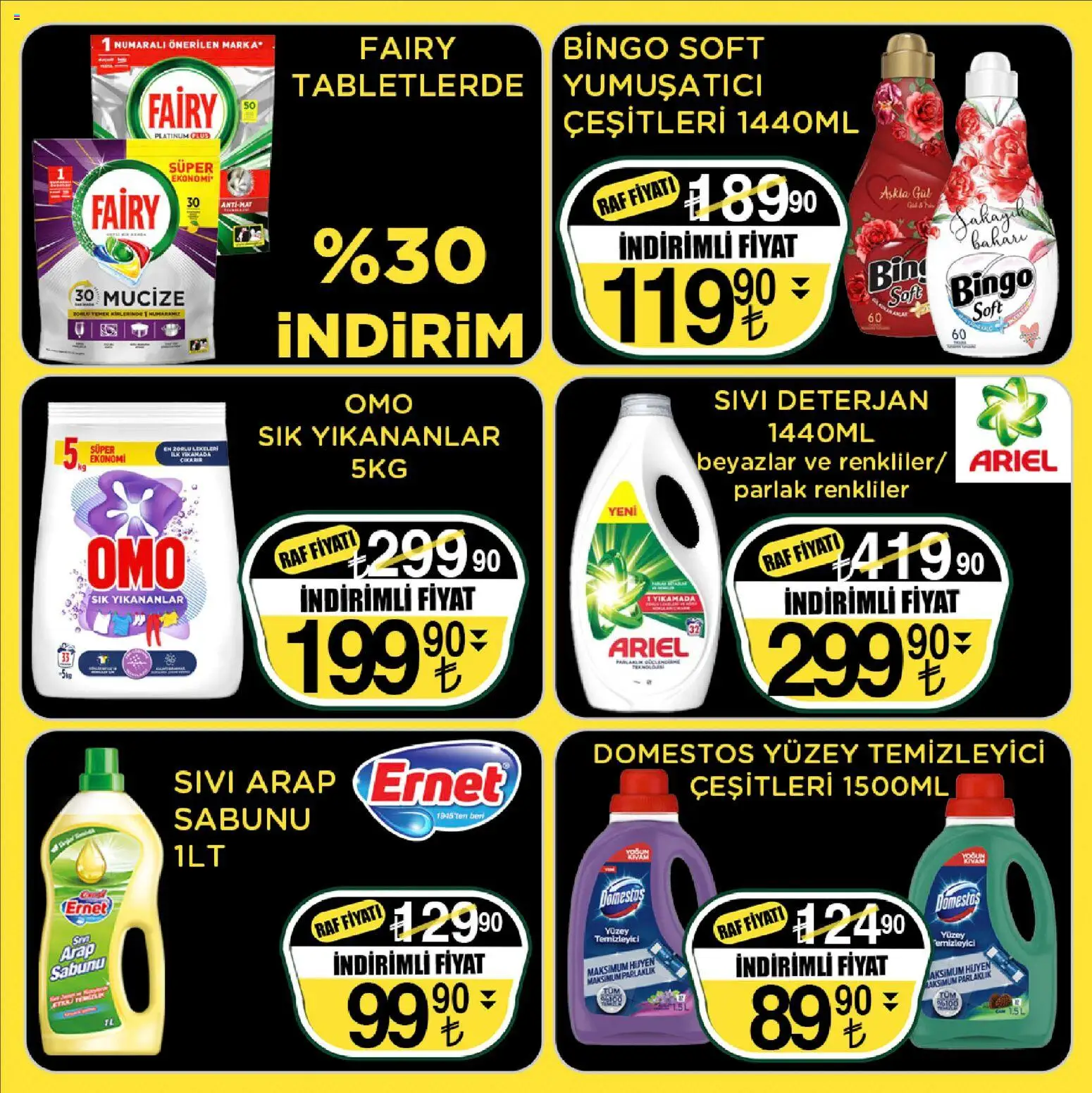 Sarıyer Katalog - 13.03.2026 tarihinden itibaren geçerlidir | Sayfa: 29 | Ürünler: Raf, Gül, Yumuşatıcı, Yüzey temizleyici