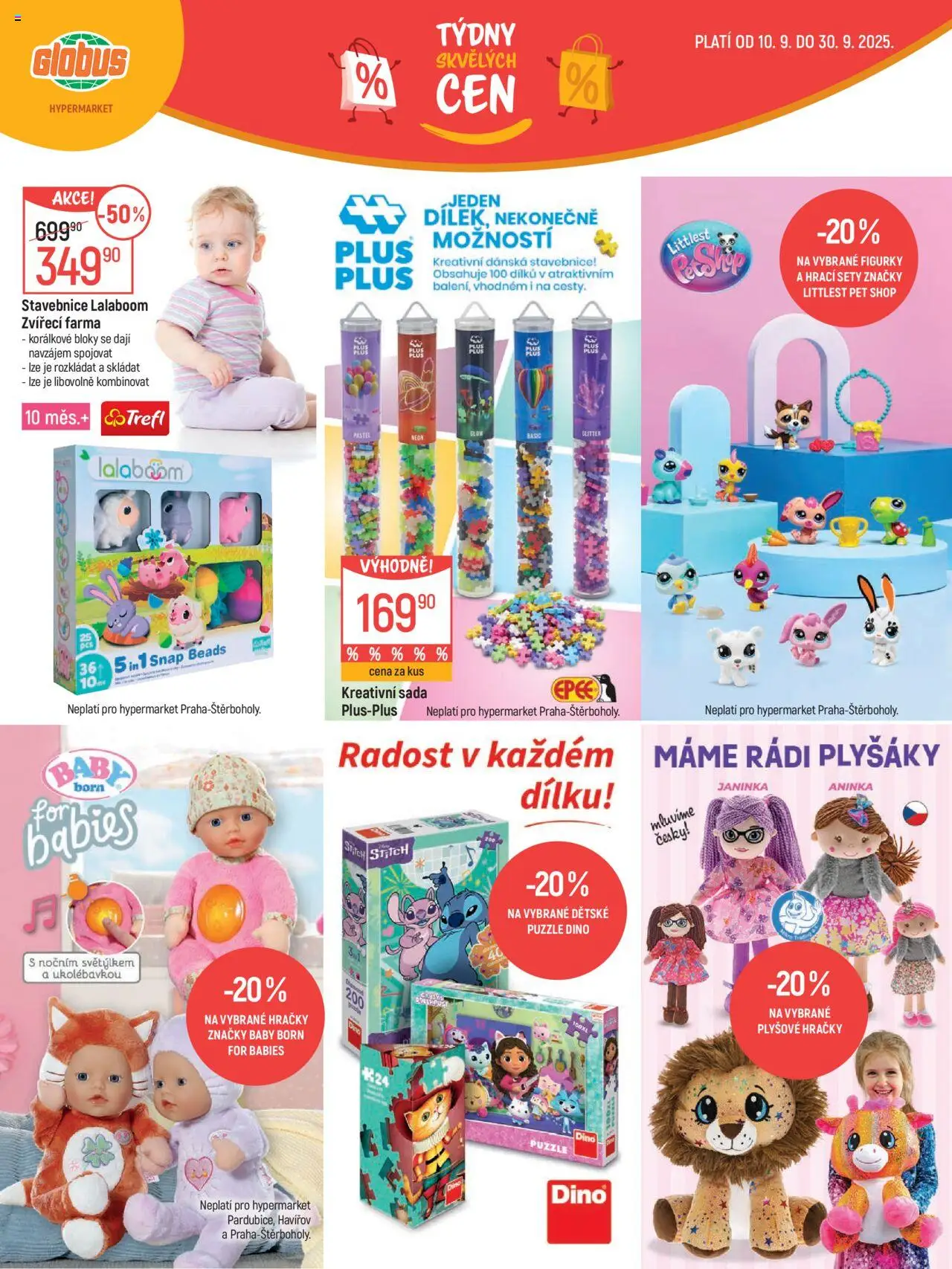 Globus leták - Brno od 10.09.2025 | Strana: 27 | Produkty: Stavebnice, Hračky, Puzzle, Figurky