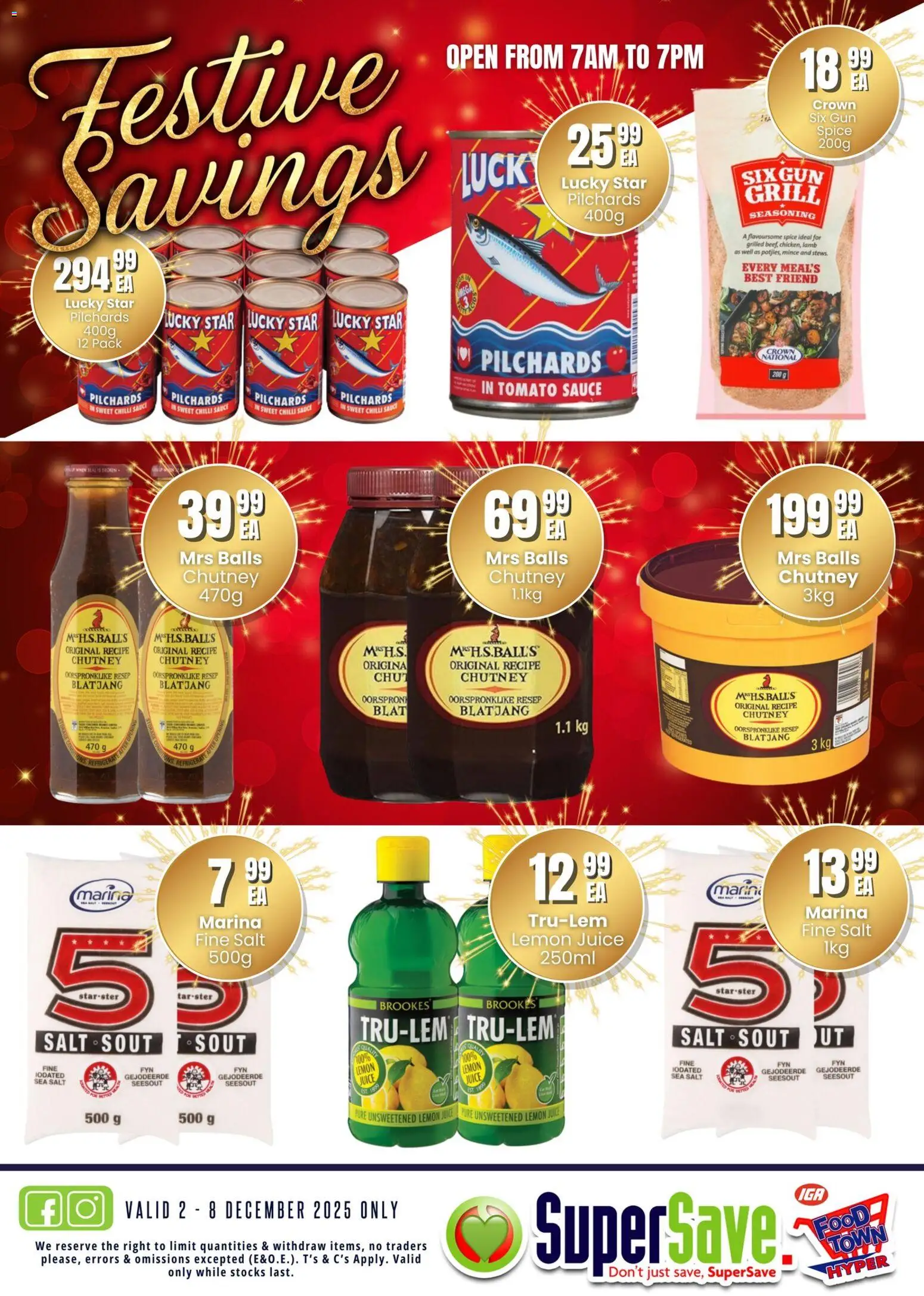 New Super Save catalogue – valid from 02.12.2025 | Page: 40 | Products: Juice, Salt, Lemon, Chilli