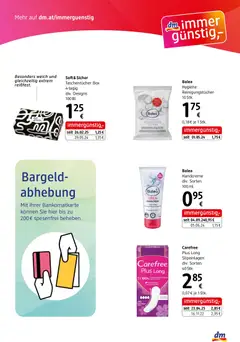 dm drogerie markt Flugblatt November 2025 ab 30.10.2025 gültig | Seite: 6 | Produkte: Box, Handcreme, Reinigungstücher