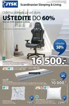 Jysk katalog - pregled Jysk kataloga - važi od 08.10.2025