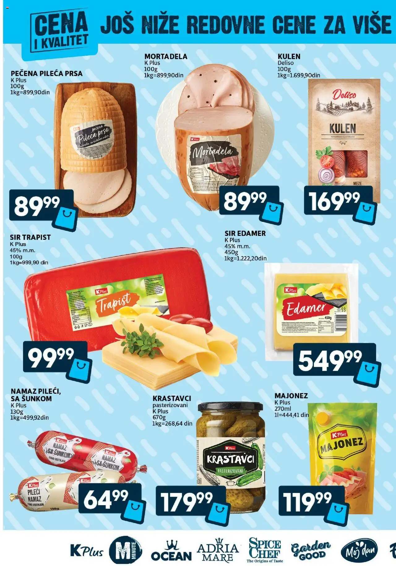 Roda katalog - važi od 14.08.2025 | Strana: 6 | Proizvode: Trapist sir, Majonez, Krastavci, Kulen