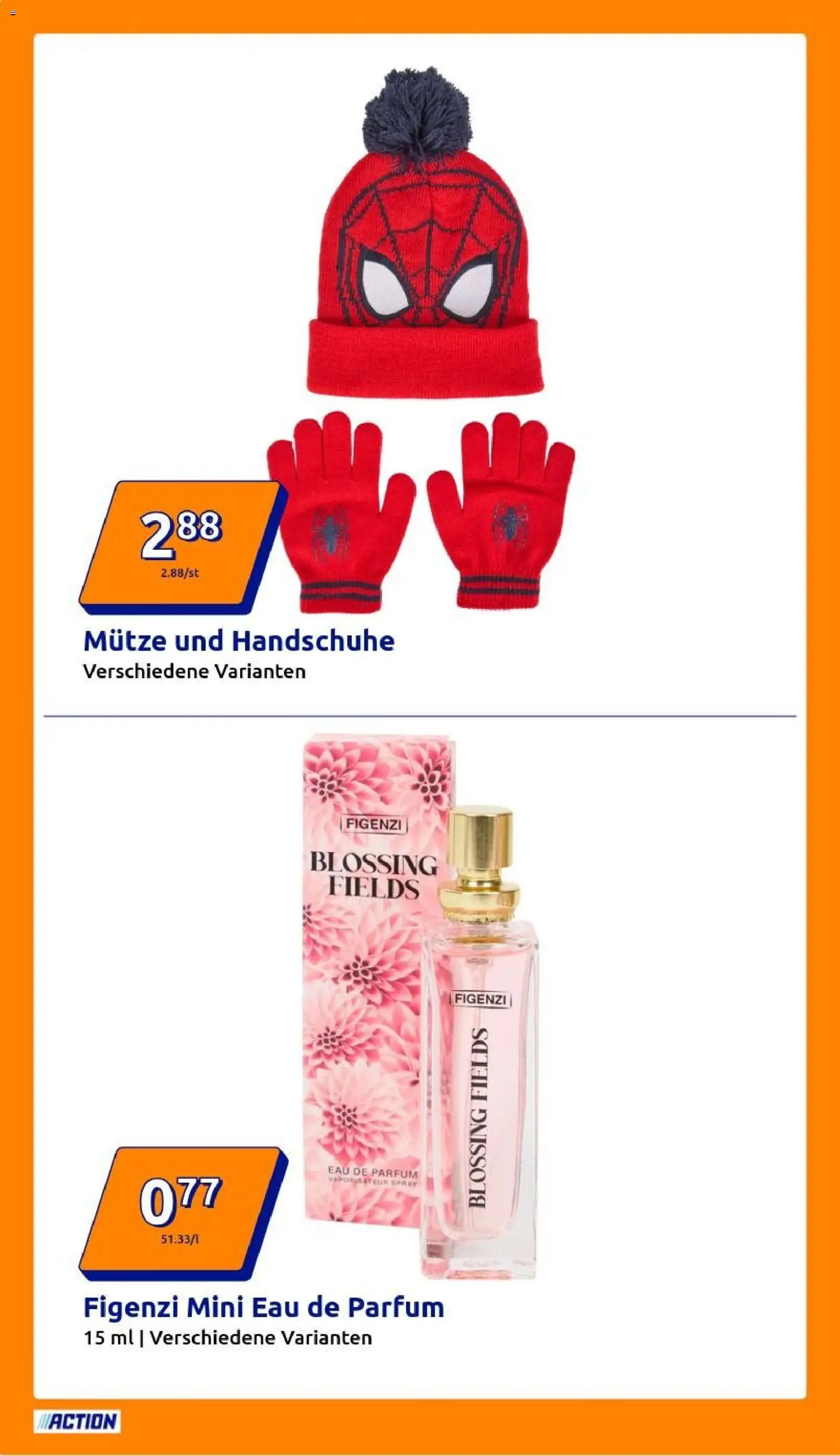 Action Prospekt – gültig ab 19.11.2025 | Seite: 2 | Produkte: Parfüm, Eau de Parfum, Handschuhe
