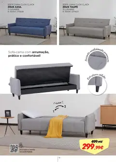 Pré-visualização Espaço Casa - Catálogo Kaliási - Sofás Camas válido de 21.07.2025 | Página: 19 | Produtos: Cama, Sofá