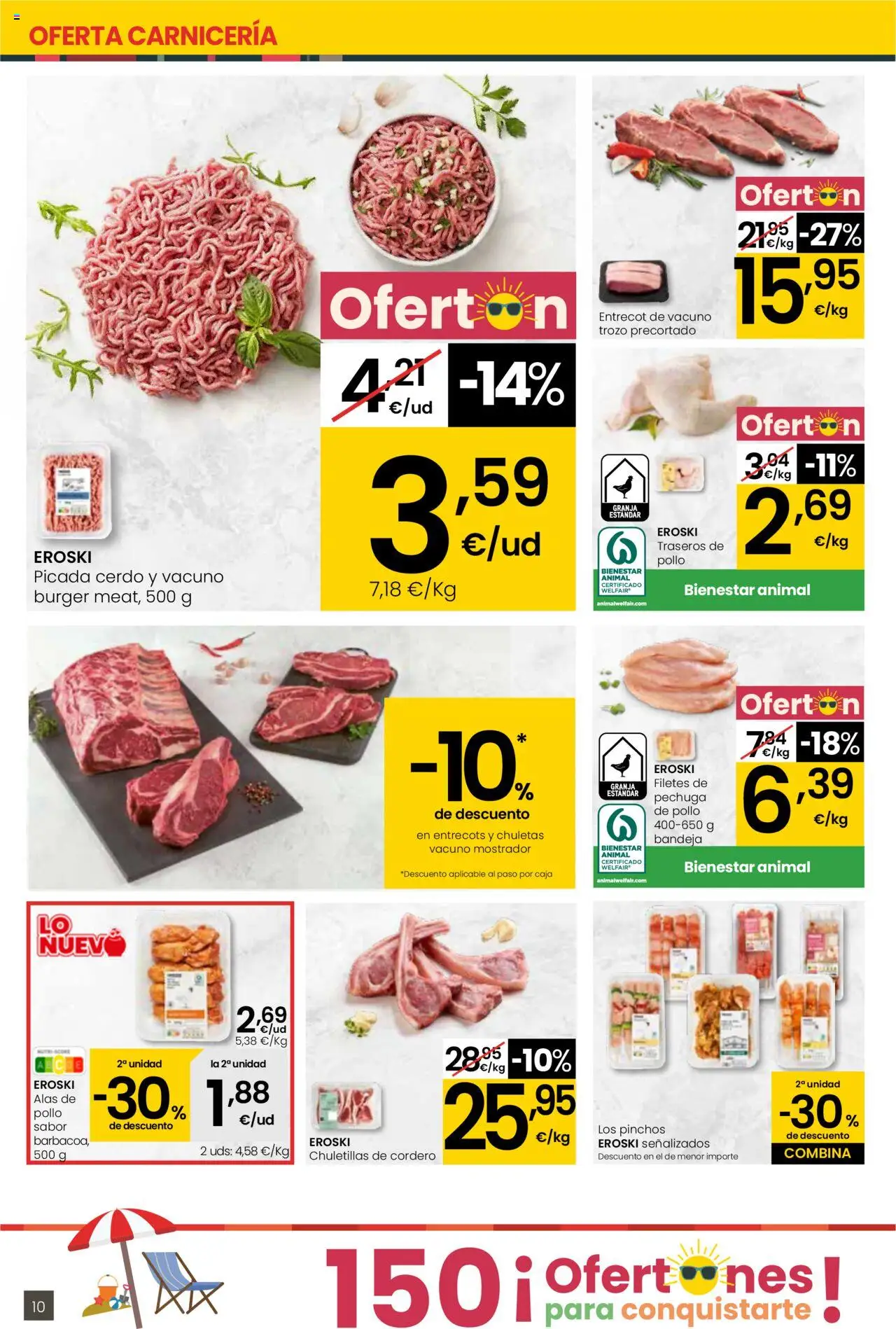 Eroski - Para conquistarte Center │ válido desde el 14.08.2025 | Página: 10 | Productos: Cerdo, Φίλτρο καφέ, Bandeja, Caja