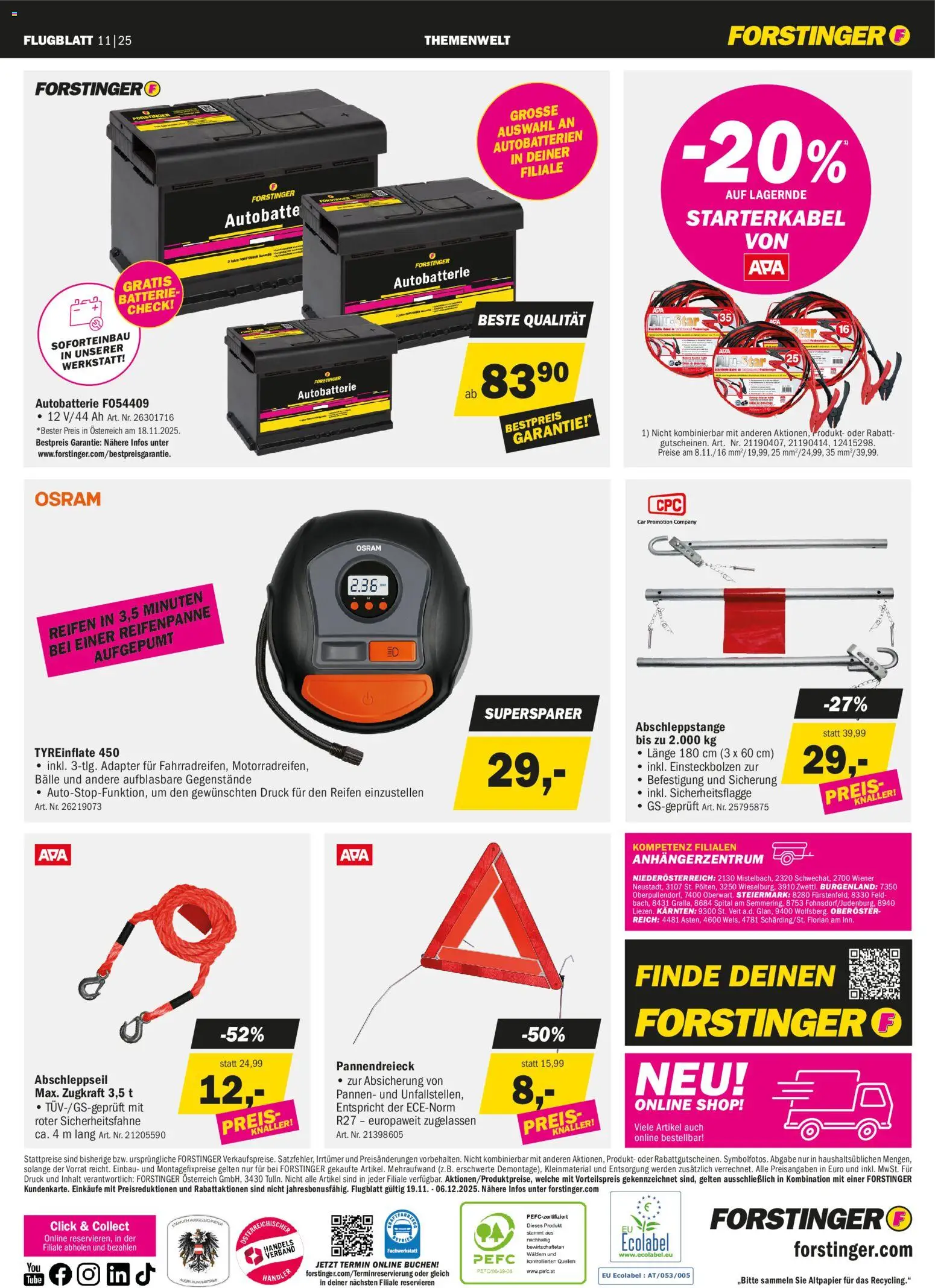Forstinger - Black Friday gültig ab 19.11.2025 | Seite: 11 | Produkte: Adapter, Batterie