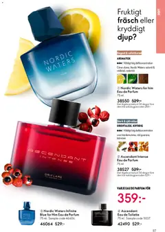 Ascendant Eau de Toilette, 75 ml. Sample code 11037. - Förhandsvisning av reklamblad från butik Oriflame aktuell från 18.02.2026 | Sida: 97 | Produkter: Doft, Eau de toilette, Citron