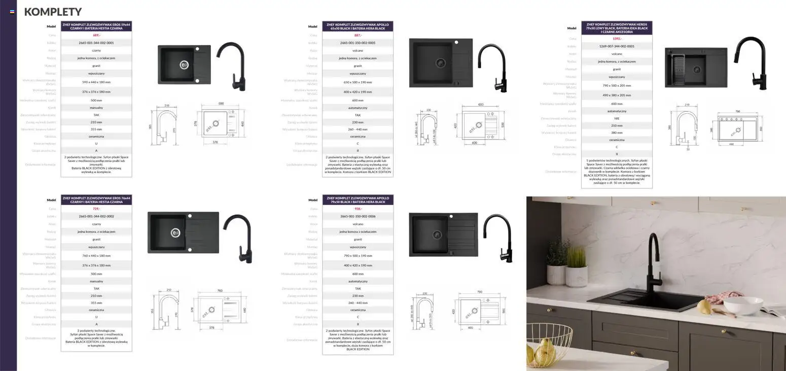 Salony Agata Gazetka - Komplety ZHEF od 20.01.2026 | Strona: 2 | Produkty: Bateria