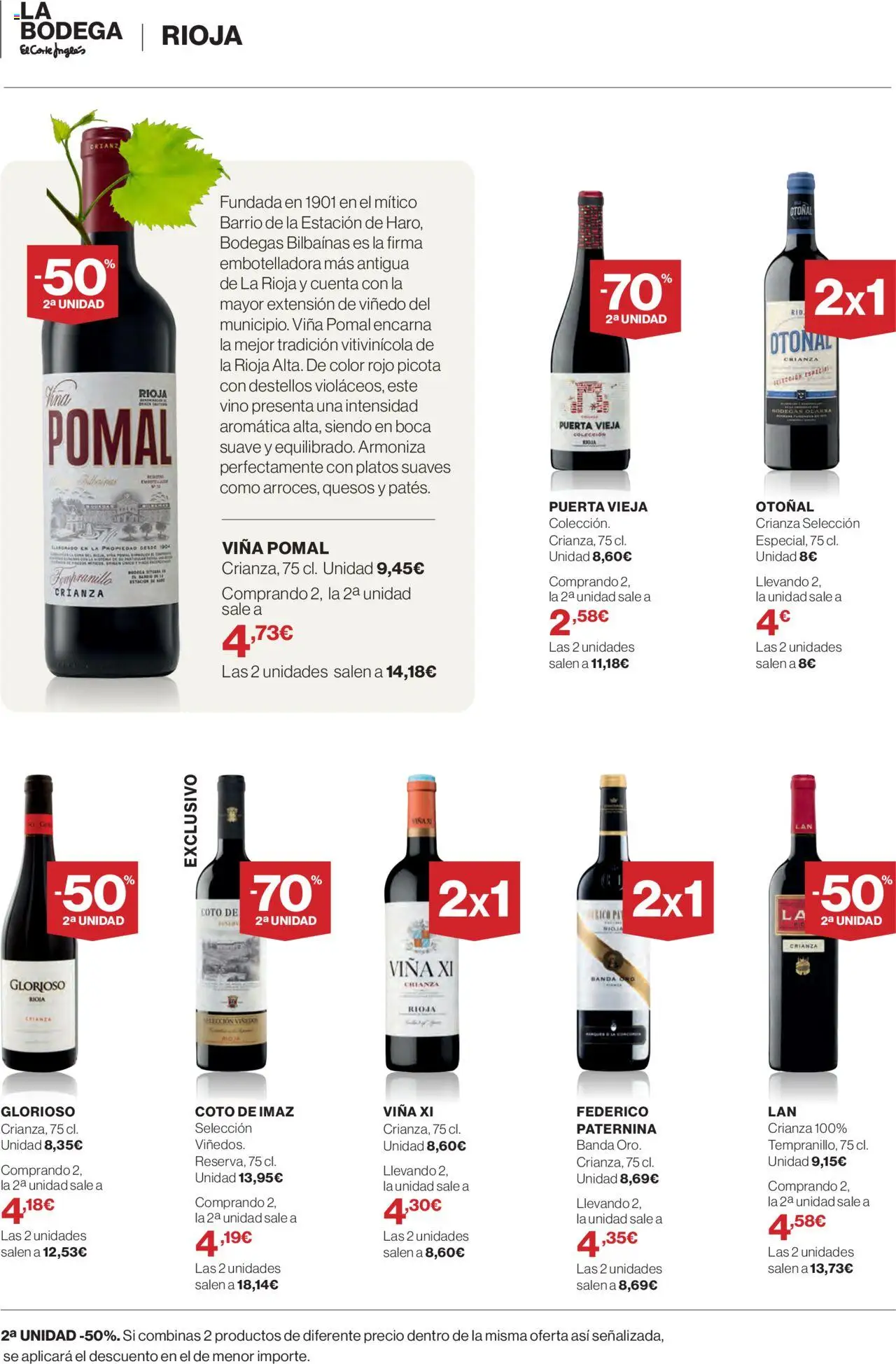 El Corte Inglés ofertas │ válido desde el 02.10.2025 | Página: 4 | Productos: Vino