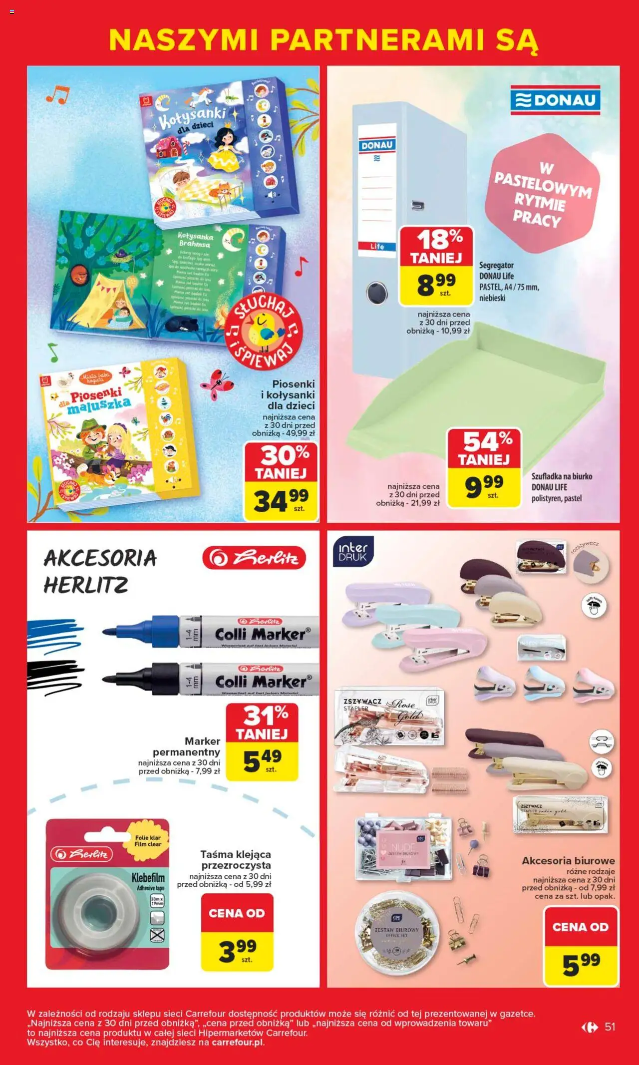 Carrefour Gazetka - Markowe okazje czekają od 09.06.2025 | Strona: 51 | Produkty: Biurko