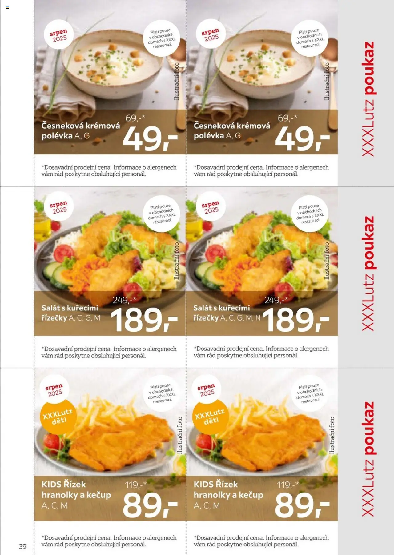 XXXLutz leták - Být věrným zákazníkem se vyplatí od 01.08.2025 | Strana: 38 | Produkty: Hranolky, Kečup, Salát