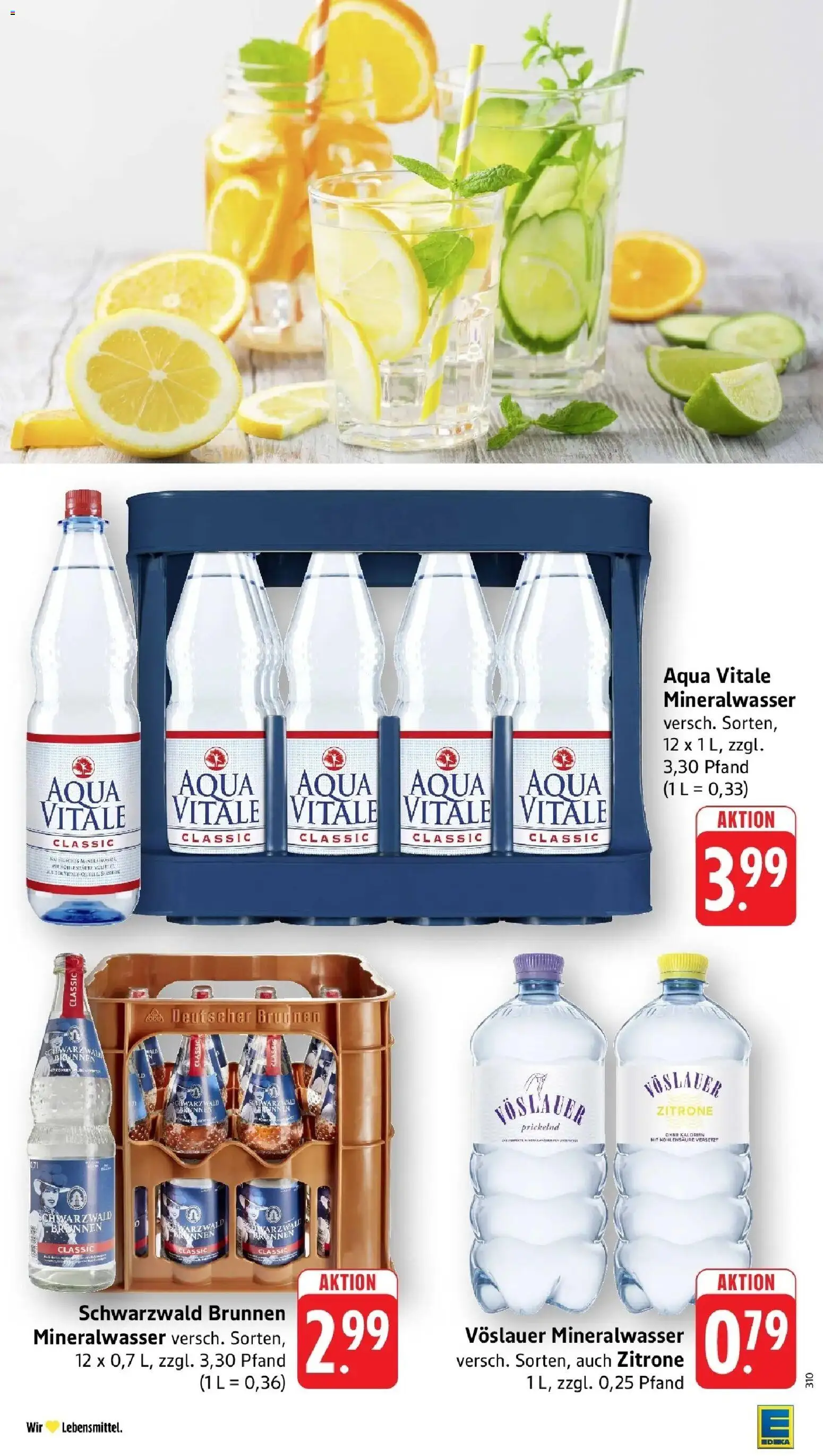 Edeka prospekt Ottersweier	 – gültig ab 12.04.2026 | Seite: 32 | Produkte: Mineralwasser, Zitrone