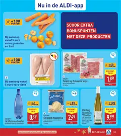 Aldi folder week 50 - Voorbeeld van een folder van Aldi, geldig van 15.12.2025 | Pagina: 25 | Producten: Bloemen, Fruit, Mineraalwater, Salami