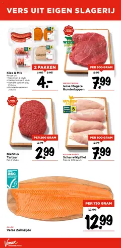  | Pagina: 12 | Producten: Biefstuk, Gehakt