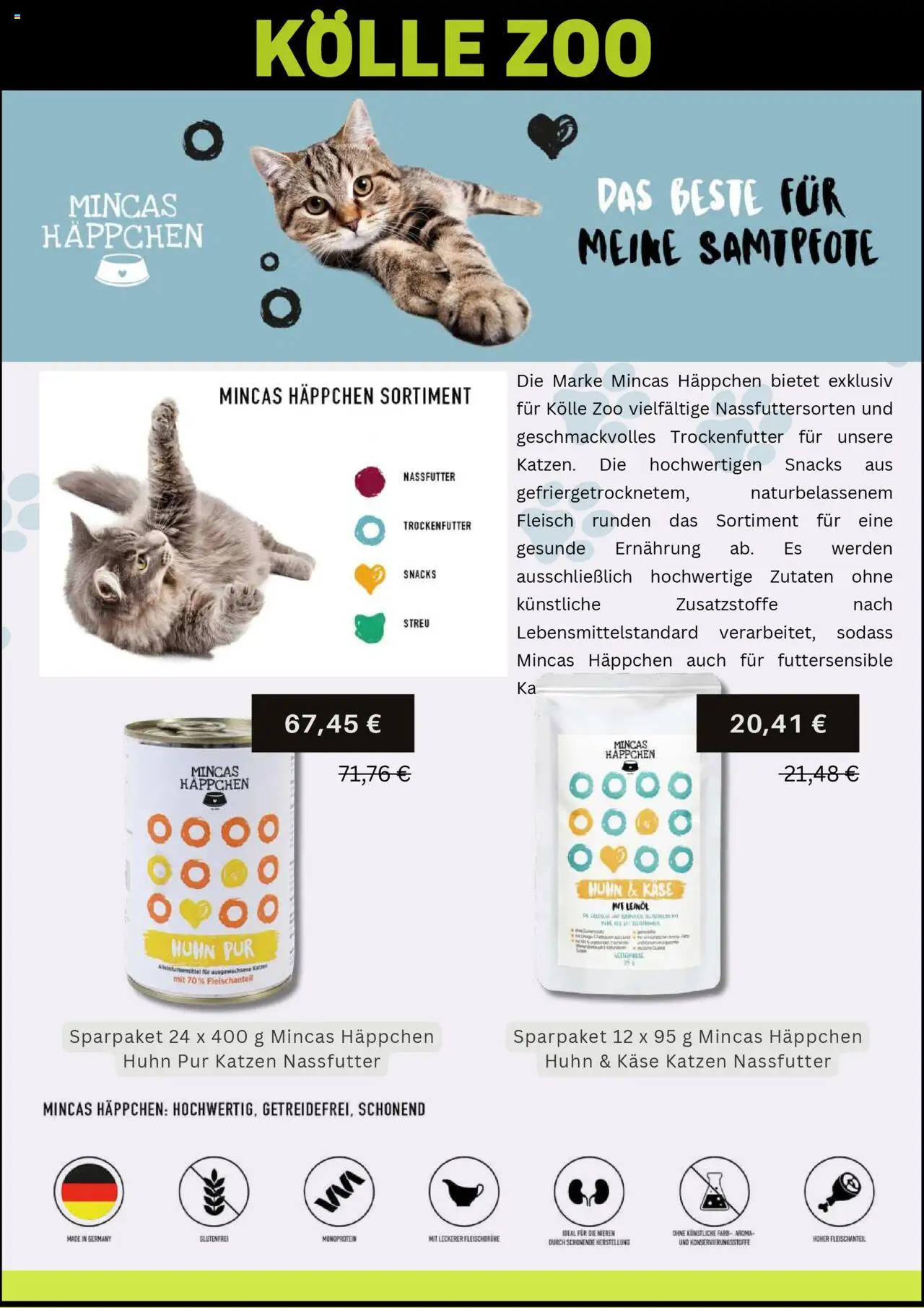 Kölle-Zoo Prospekt 	 - gültig ab dem 07.08.2025 | Seite: 7 | Produkte: Käse, Leinöl, Fleisch