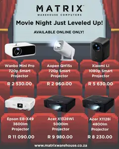 Matrix Warehouse specials catalogue – valid from 26.11.2025