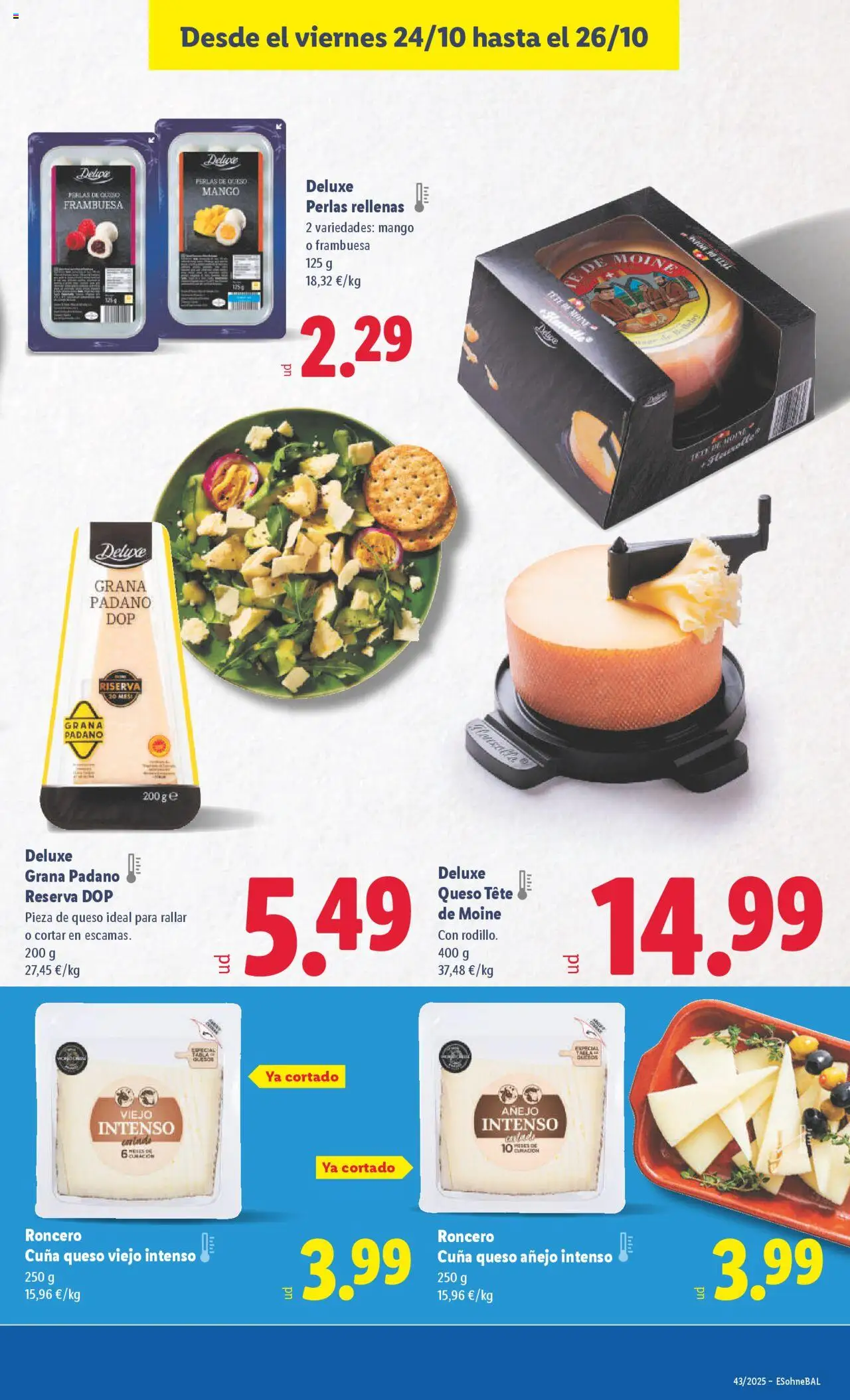 Lidl folleto │ válido desde el 20.10.2025 | Página: 35 | Productos: Queso, Ρούτερ, Cuna