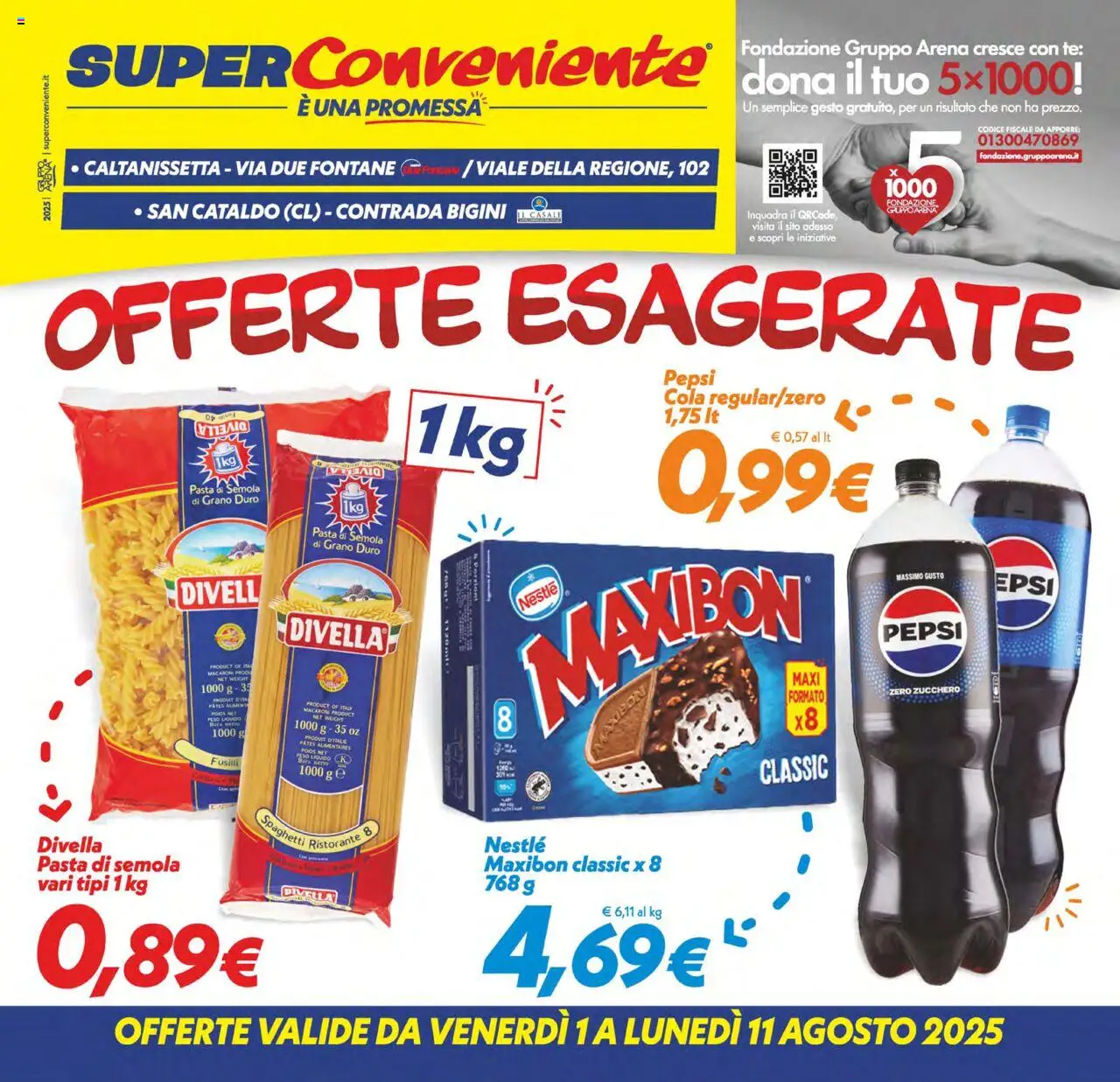 Volantino SuperConveniente del 01.08.2025 | Pagina: 1