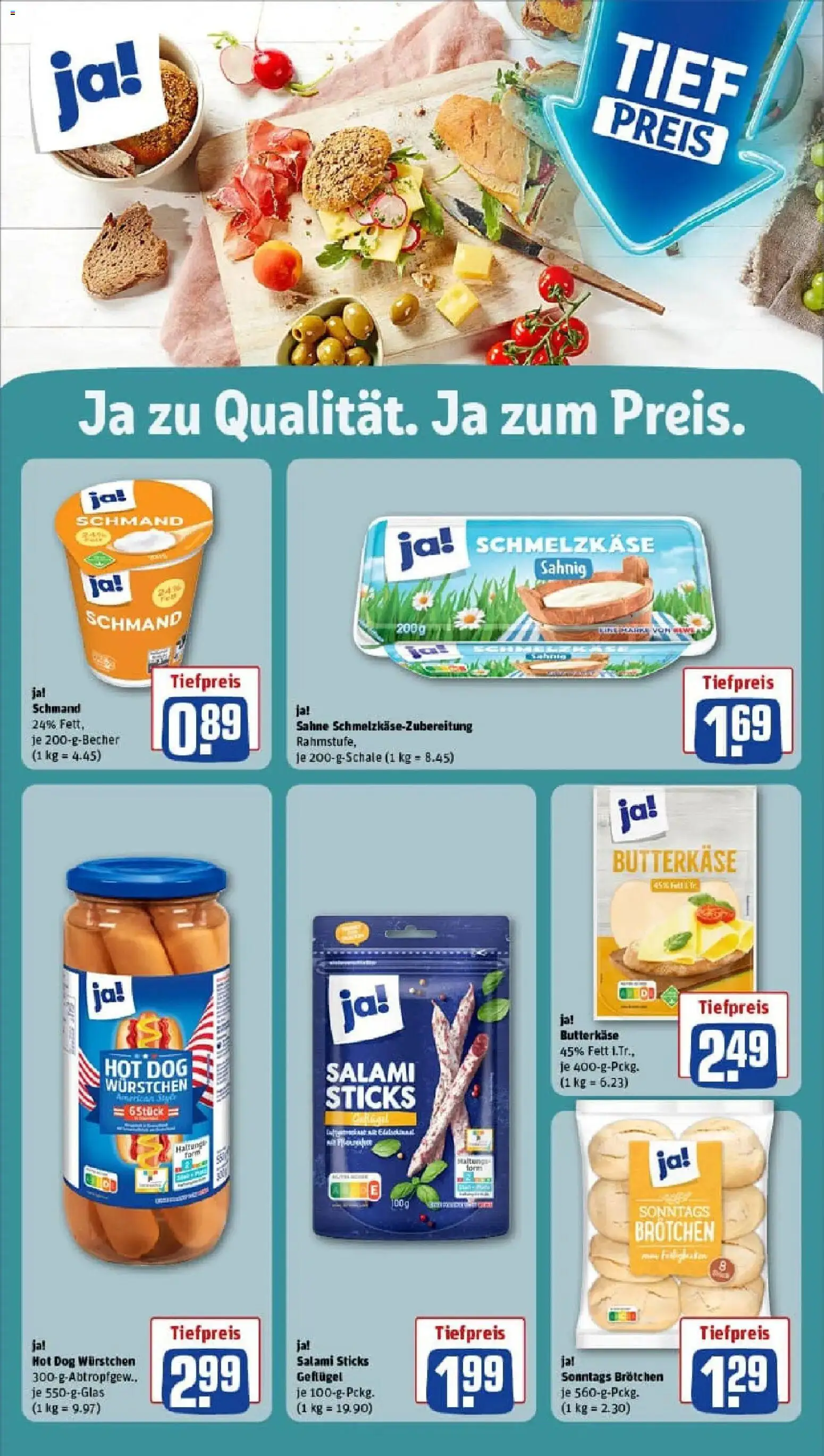 Rewe prospekt Hattorf	 – gültig ab 17.11.2025 | Seite: 25 | Produkte: Salami, Sahne