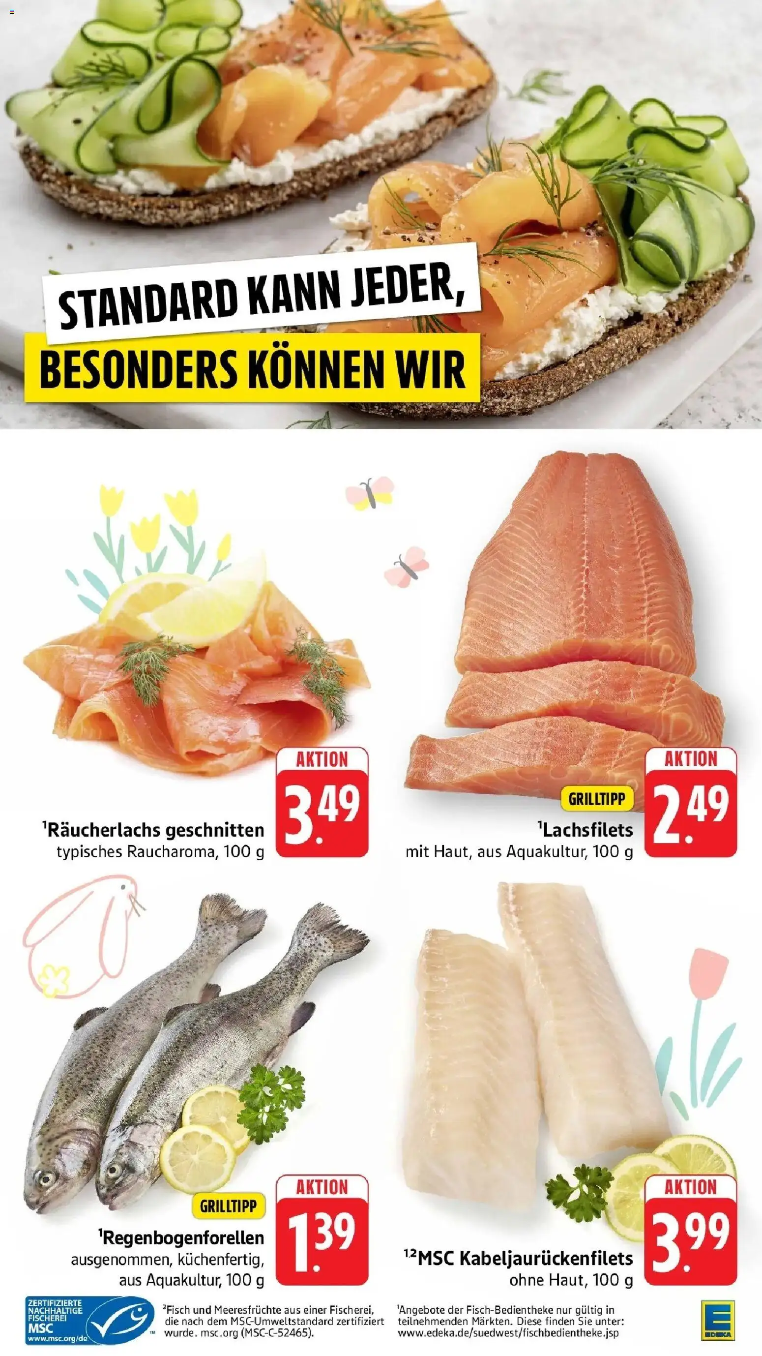 Edeka prospekt Weinstadt-Großheppach	 – gültig ab 30.03.2026 | Seite: 14 | Produkte: Meeresfrüchte