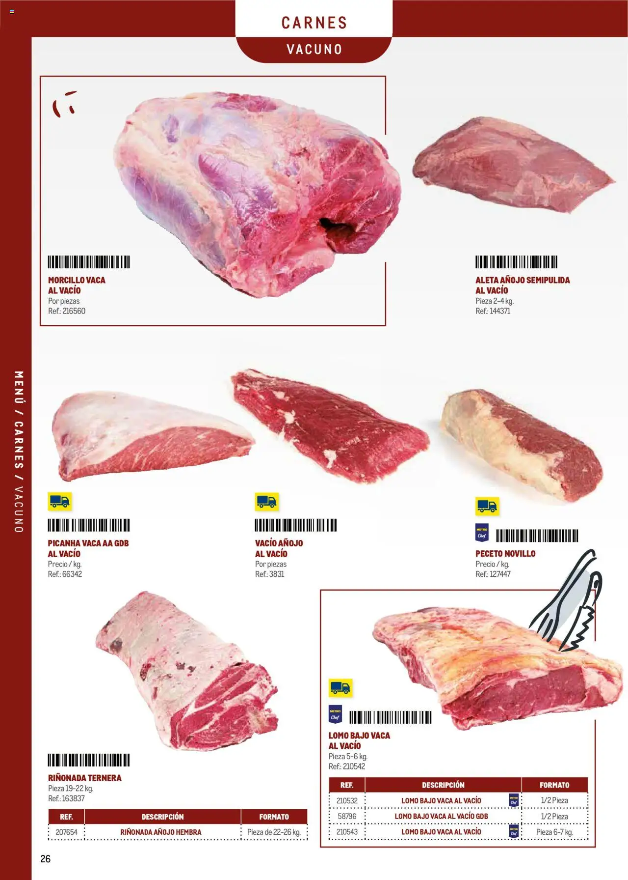 Makro -  Menú y Barra Canarias │ válido desde el 08.09.2025 | Página: 26