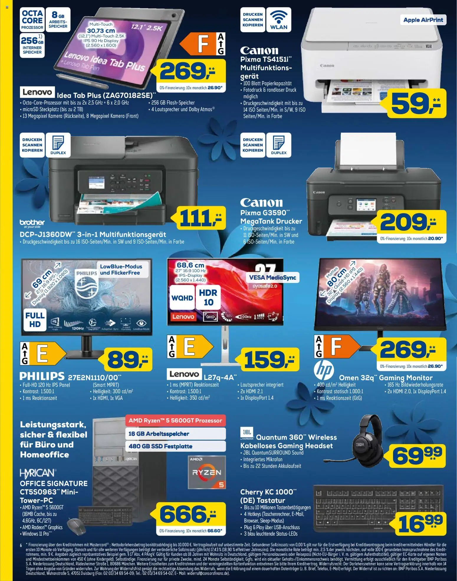 Euronics Prospekt 	 – gültig ab 25.04.2026 | Seite: 6 | Produkte: Kamera, Lenovo, Monitor, Tastatur