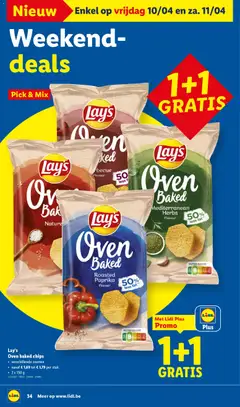 Lidl Folder week 15 - Voorbeeld van een folder van Lidl, geldig van 07.04.2026 | Pagina: 34 | Producten: Chips, Oven