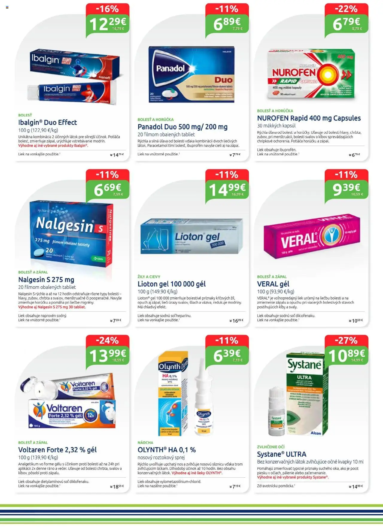 BENU Lekáreň Leták │ platný od 01.07.2025 | Strana: 2 | Produkty: Voltaren, Soľ