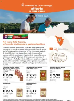 Volantino Natura Sì del 02.07.2025 | Pagina: 14 | Prodotti: Tagliatelle, Farro, Terra