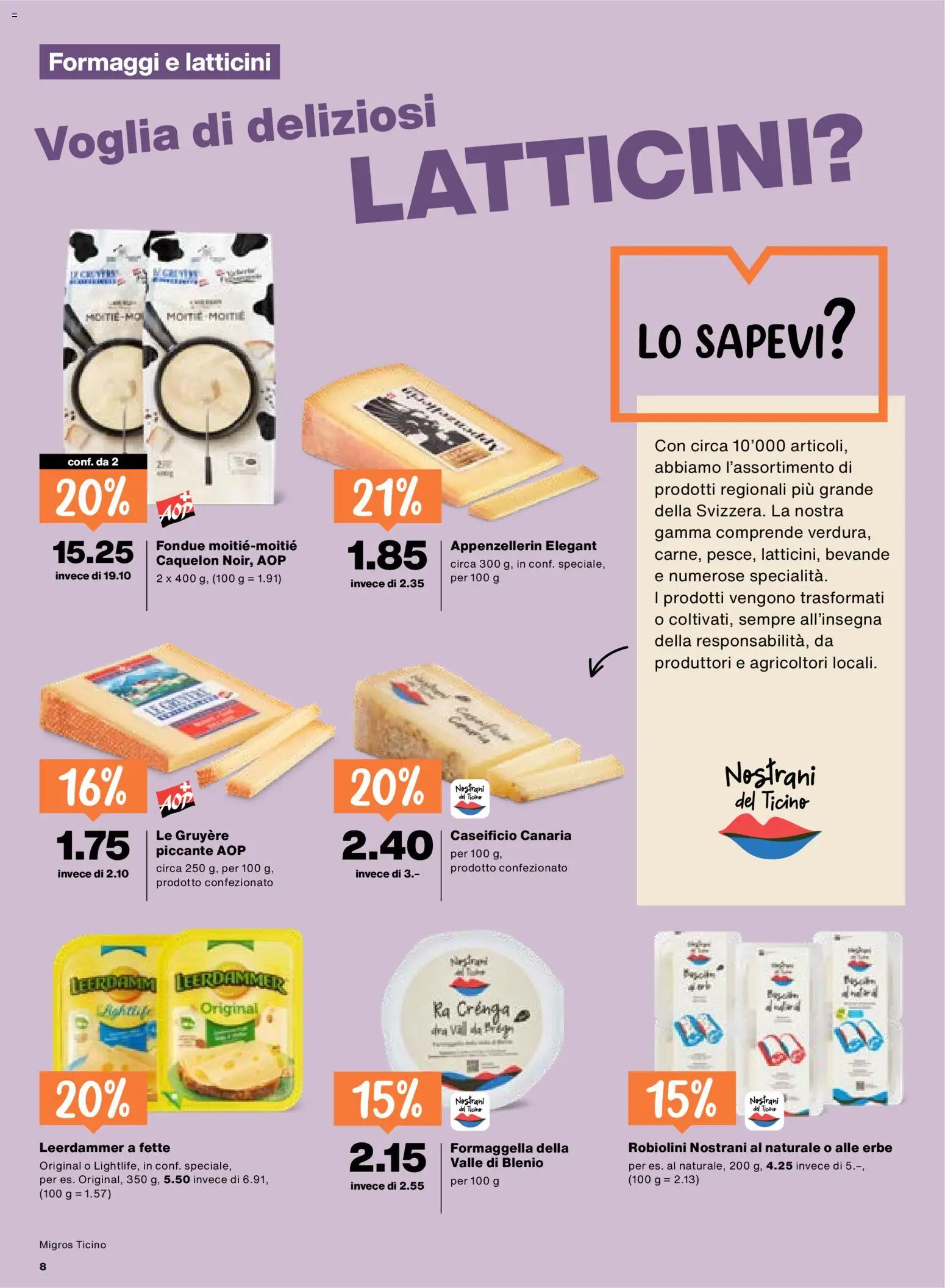 Migros Aktionen IT – gültig ab 12.02.2026 | Seite: 8 | Produkte: Fondue