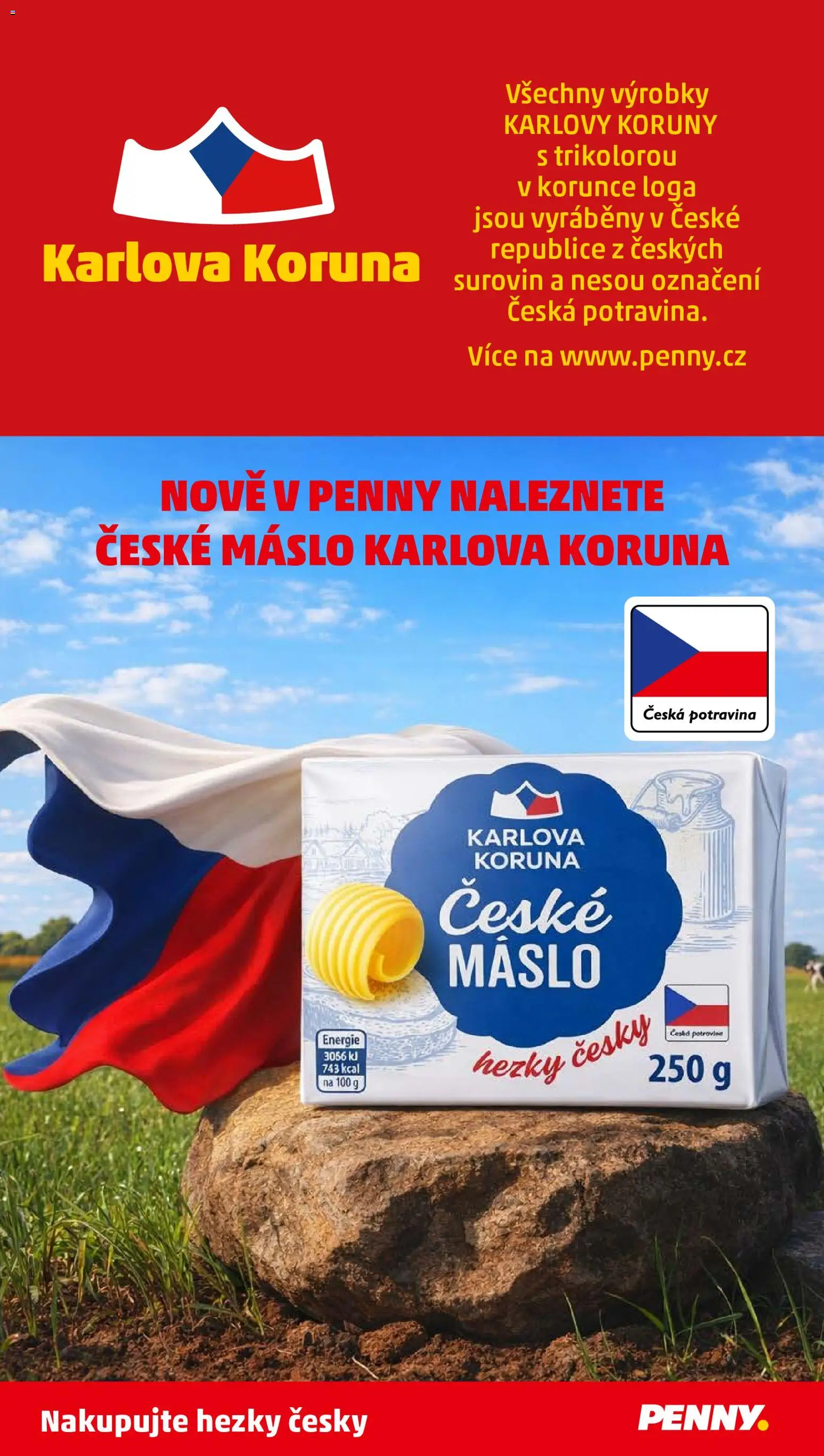 Penny Market leták - Čtvrtečník od 22.01.2026 | Strana: 33 | Produkty: Máslo, České máslo