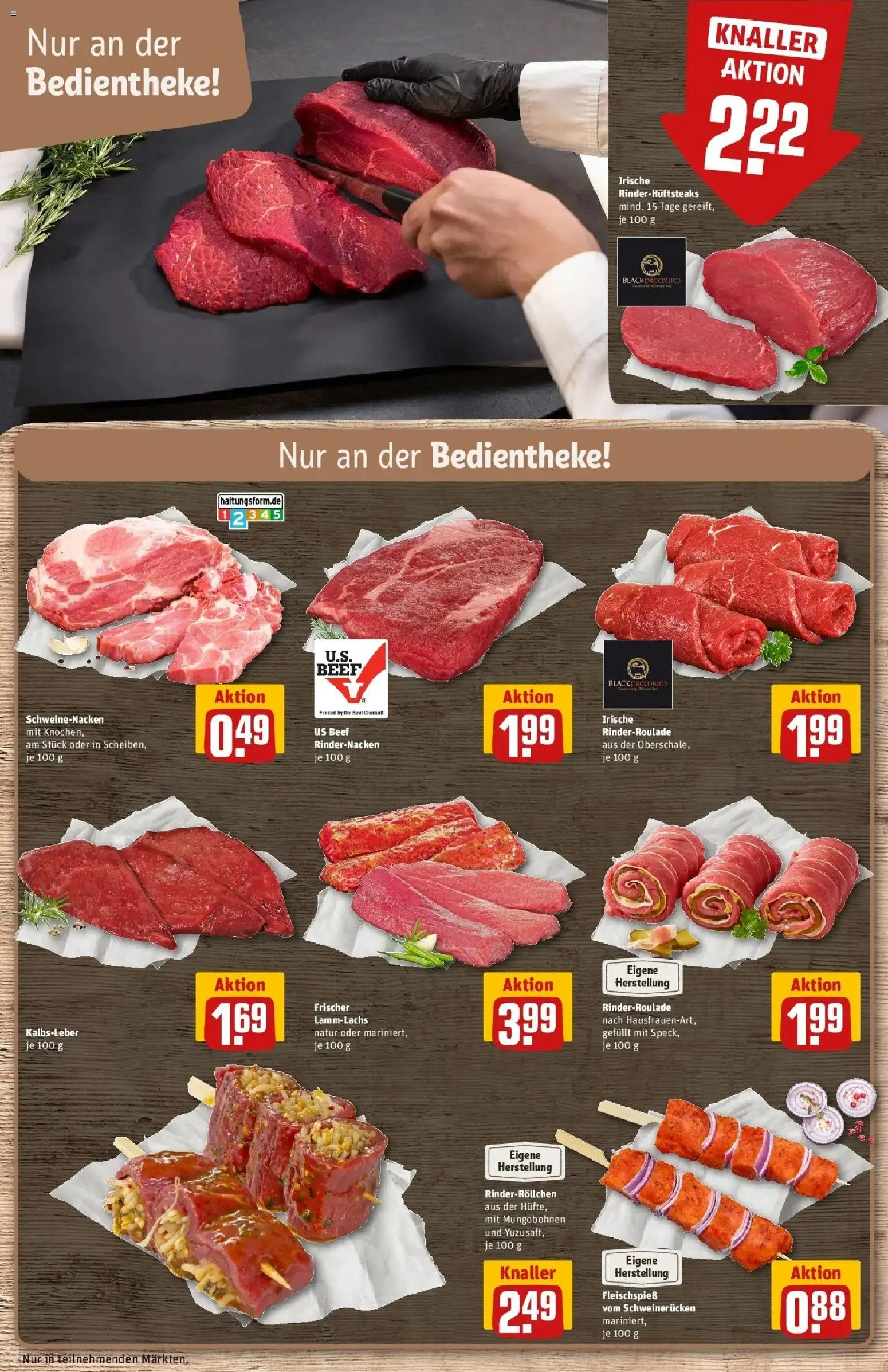 Rewe Prospekt Chemnitz / Altendorf	 – gültig ab 30.03.2026 | Seite: 12 | Produkte: Schweinenacken, Kalbsleber, Schweinerucken, Steak