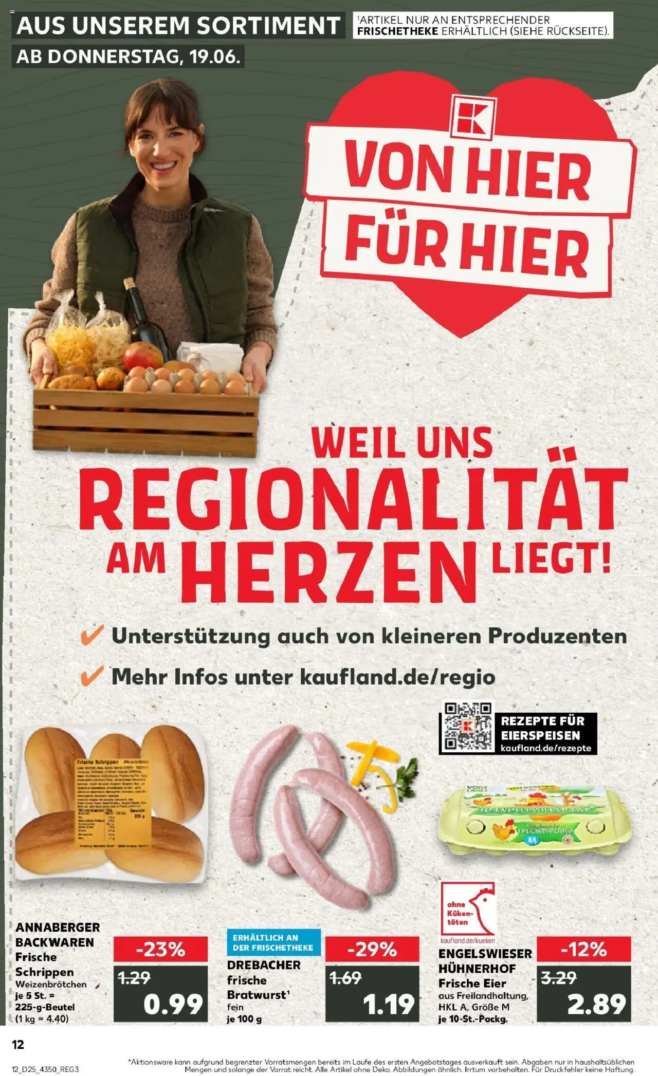 Kaufland prospekt Annaberg-Buchholz	 - gültig ab dem 22.06.2025 | Seite: 25 | Produkte: Eier
