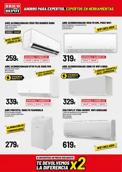 Vista previa Brico Depôt folleto válido desde el 24.04.2026 | Página: 8 | Productos: Té, Aire acondicionado