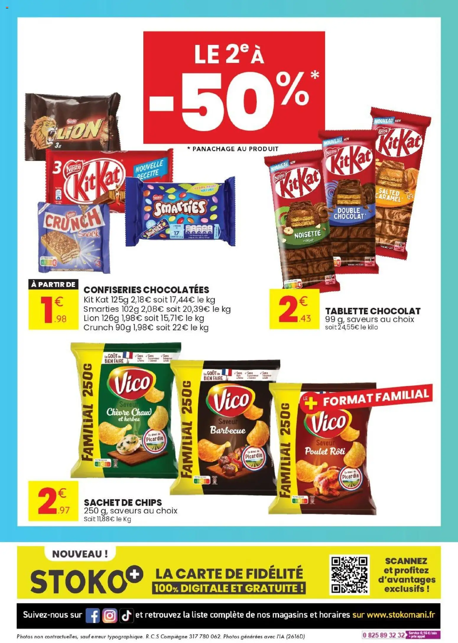 {H1} | Page: 13 | Produits: Tablette, Noisette, Chocolat, Chips