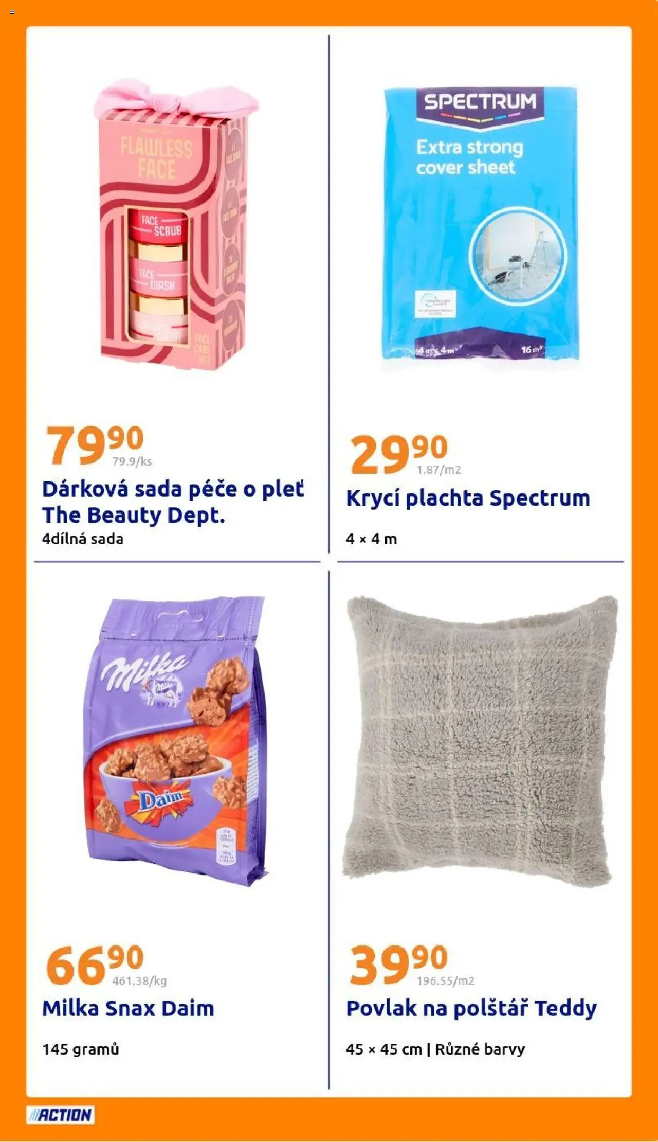 Action leták od 15.10.2025 | Strana: 19 | Produkty: Milka, Polštář, Barvy, Plachta