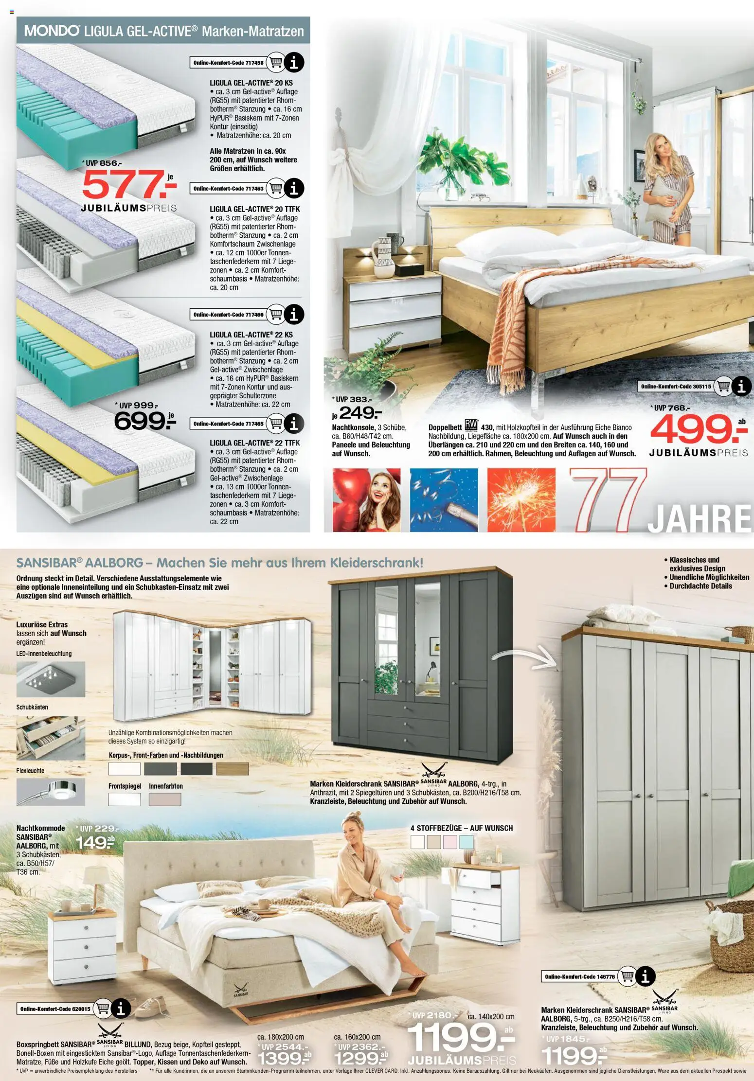 Ostermann Prospekt 	 – gültig ab 21.03.2026 | Seite: 8 | Produkte: Kissen, Kleiderschrank, Doppelbett, Liege