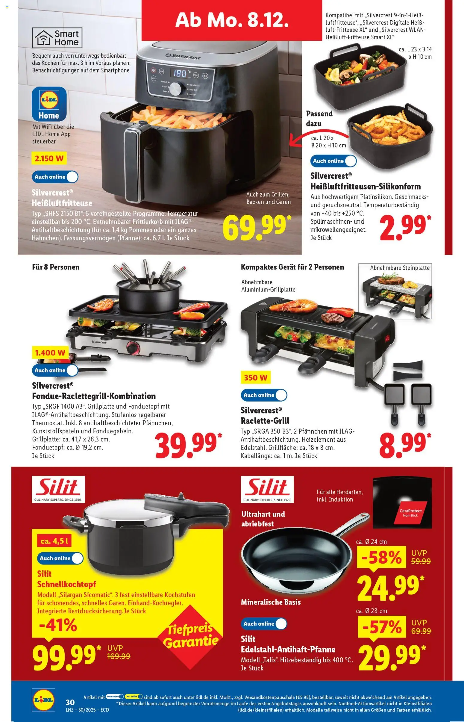 Lidl - Prospekt – gültig ab 08.12.2025 | Seite: 14 | Produkte: Pommes, Heißluftfritteuse, Smartphone