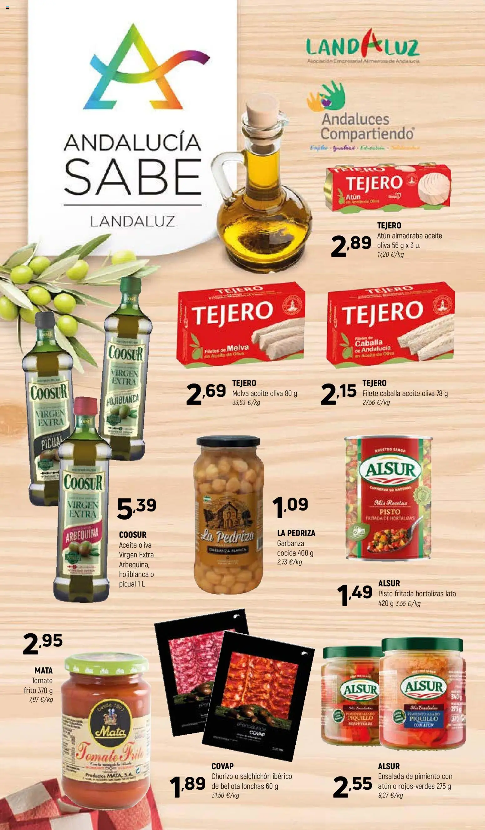 Coviran - Badajoz │ válido desde el 24.02.2026 | Página: 6 | Productos: Aceite, Ensalada, Filete, Σταθμός εργασίας