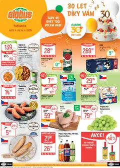 Náhled letáku Globus leták - Pardubice od 08.04.2026