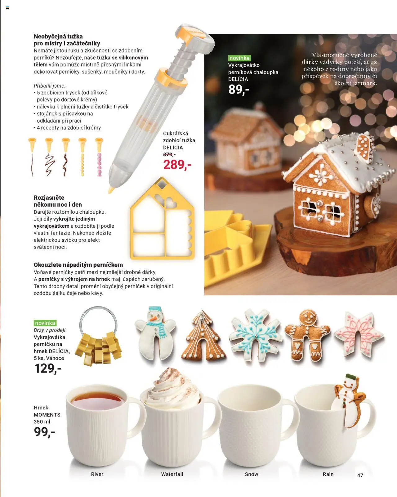TESCOMA katalog - Podzim/zima 2025 od 20.10.2025 | Strana: 47 | Produkty: Vykrajovátko, Hrnek, Perníčky, Tužka