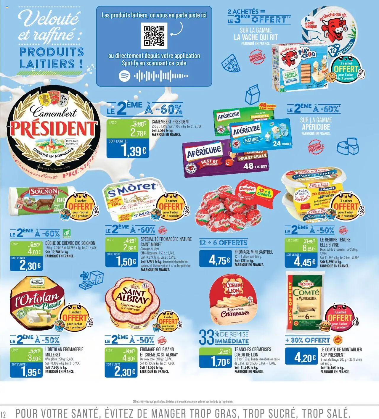  | Page: 12 | Produits: Mini Babybel, Lait, Fromage, Céréales