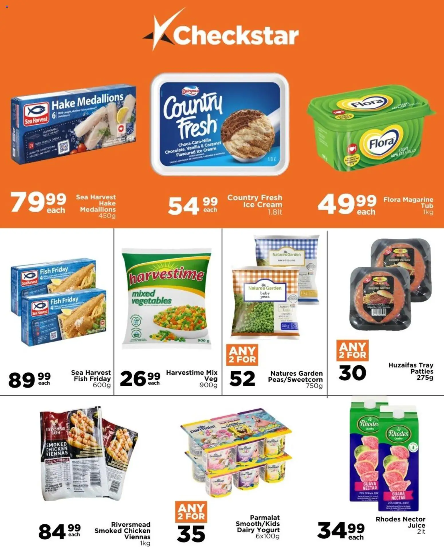 New Check Star catalogue – valid from 25.02.2026 | Page: 4 | Products: Tray, Chicken, Fish, Cream