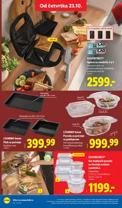 SILVERCREST® Aparat za sendviče 3 u 1, Izmenjive ploče sa visokokvalitetnim nelepljivim premazom od ILAG # 472451 - pregled Lidl kataloga - važi od 23.10.2025 | Strana: 50